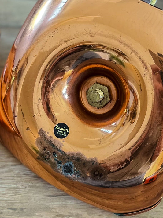 Pair of English Vintage Copper & Brass Chambersticks