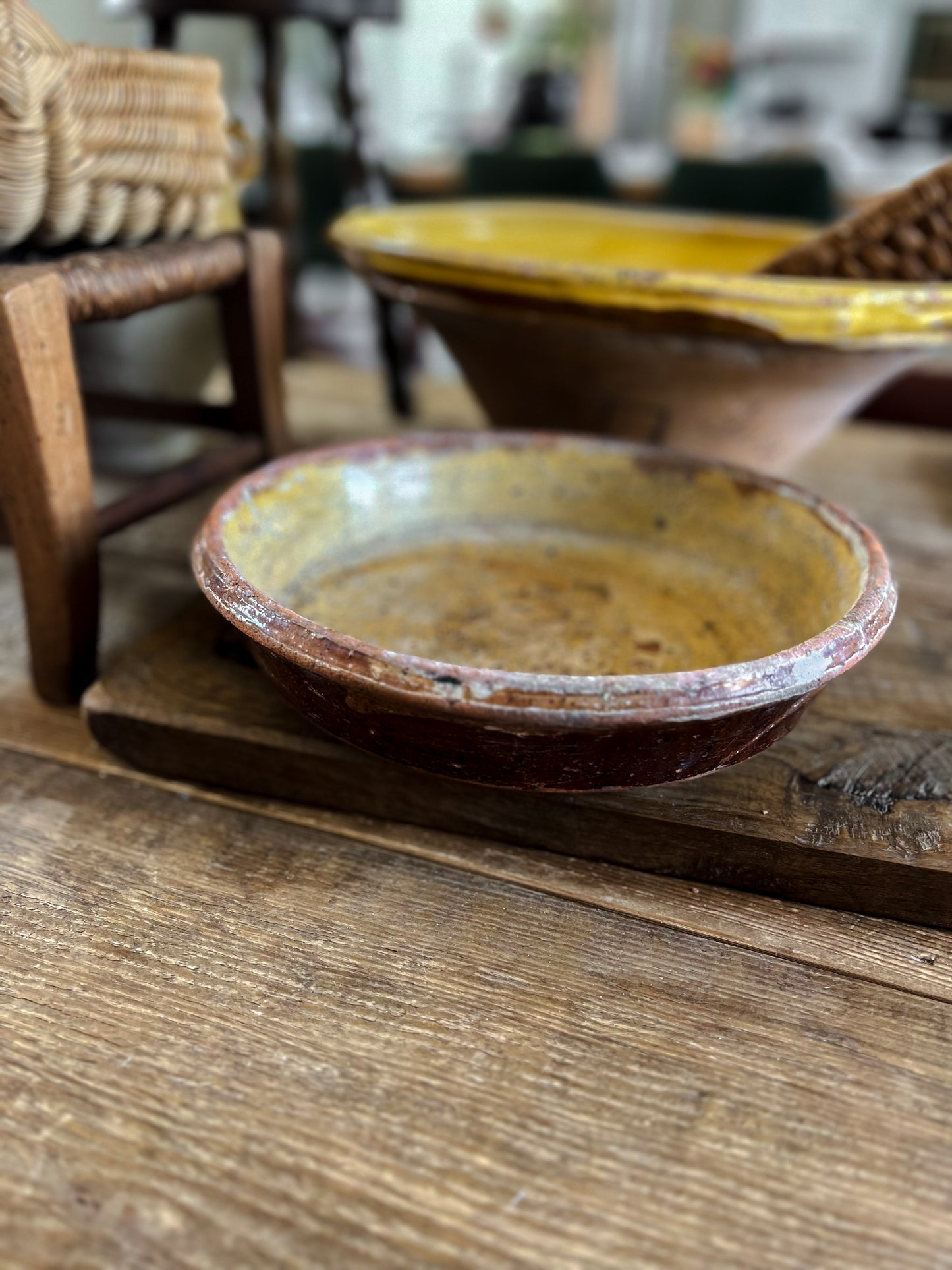 Primitive Southern French Clay Bowl