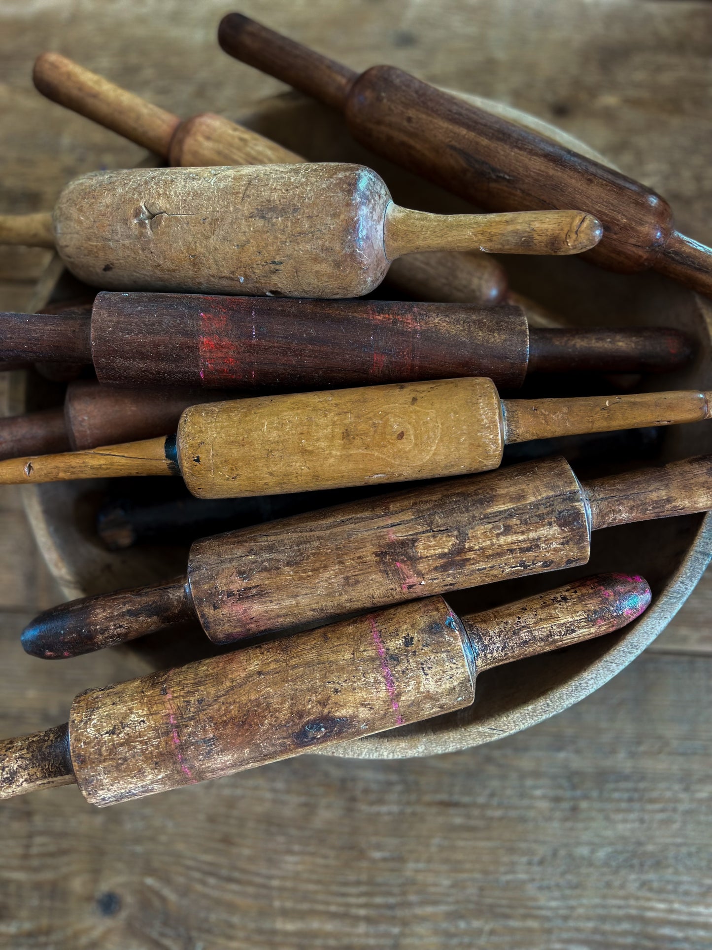 Vintage Found Chipati Roller