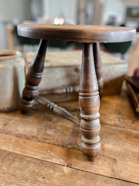 French Wooden Stool