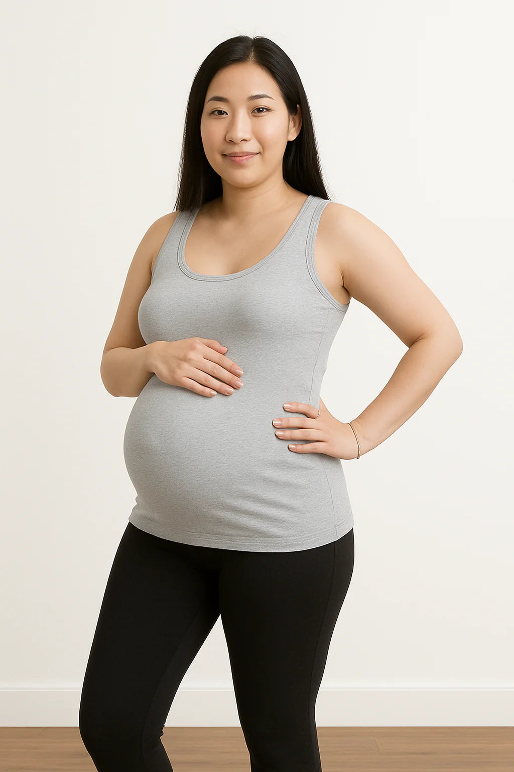 SJ Essential Long Tank - Metal Grey