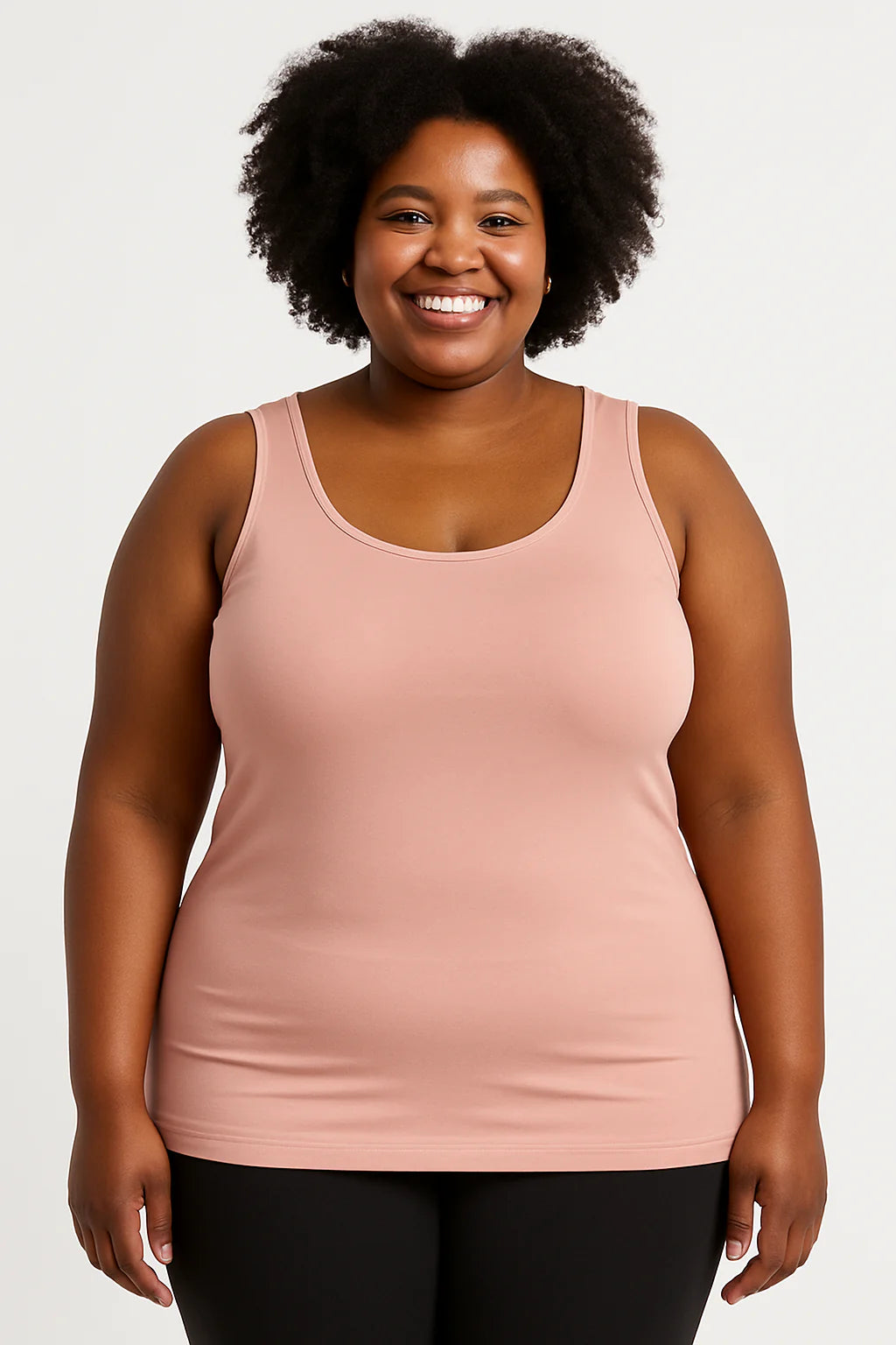 SJ Essential Long Tank - Cloud Pink
