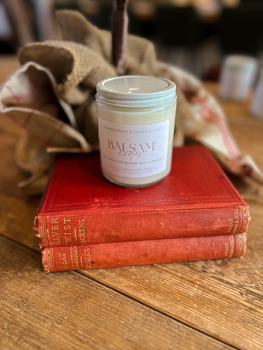 8 ounce Candle - Balsam Cedar