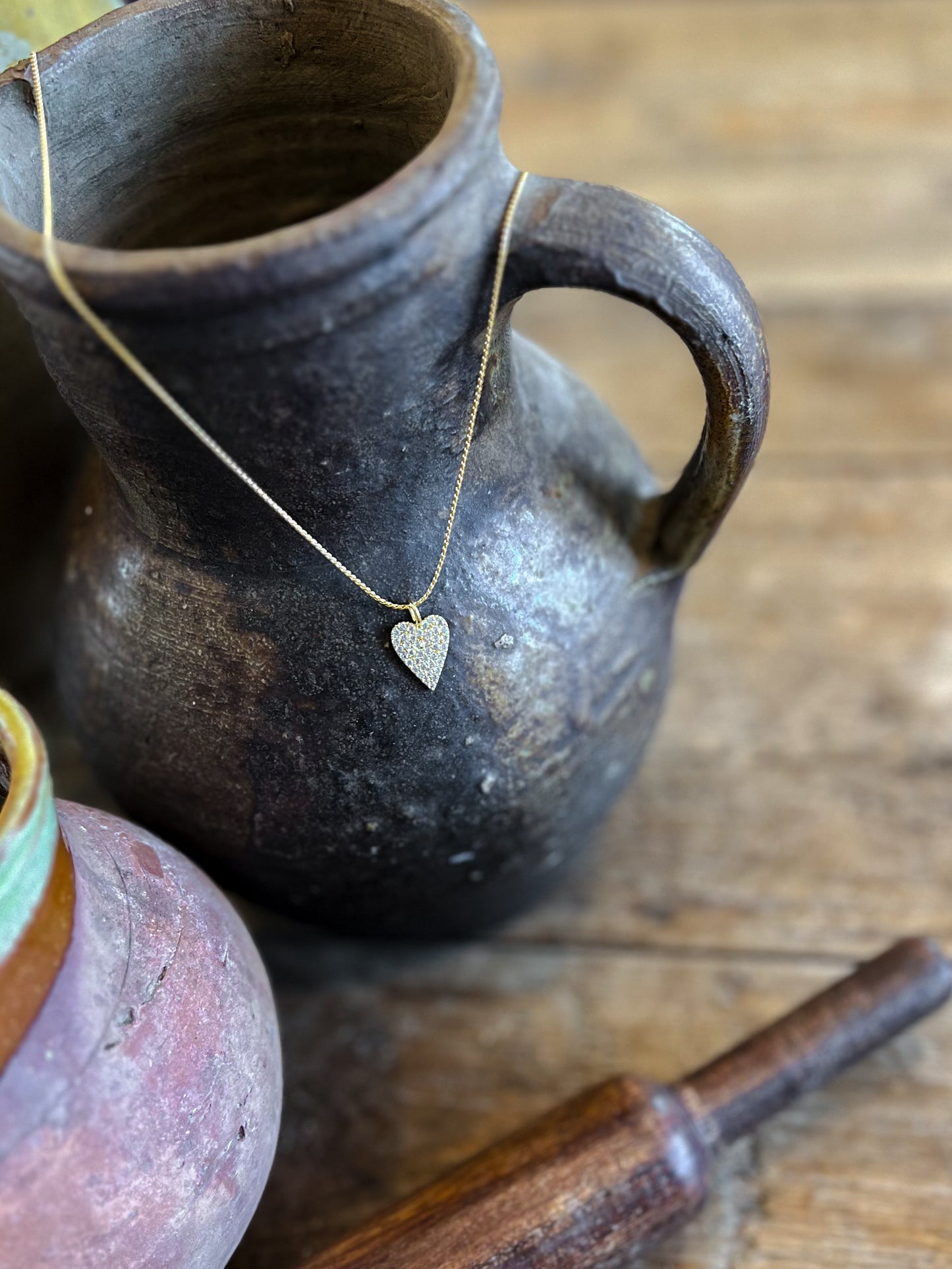 Love Dust Gold Necklace