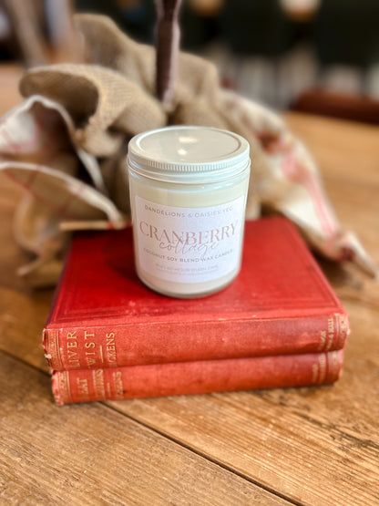 8 ounce Candle - Cranberry Cottage