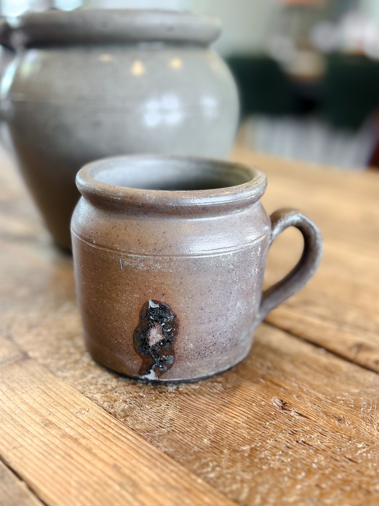 Small Single Handle Confit Pot
