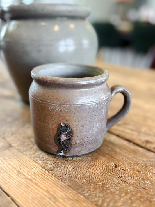 Small Single Handle Confit Pot