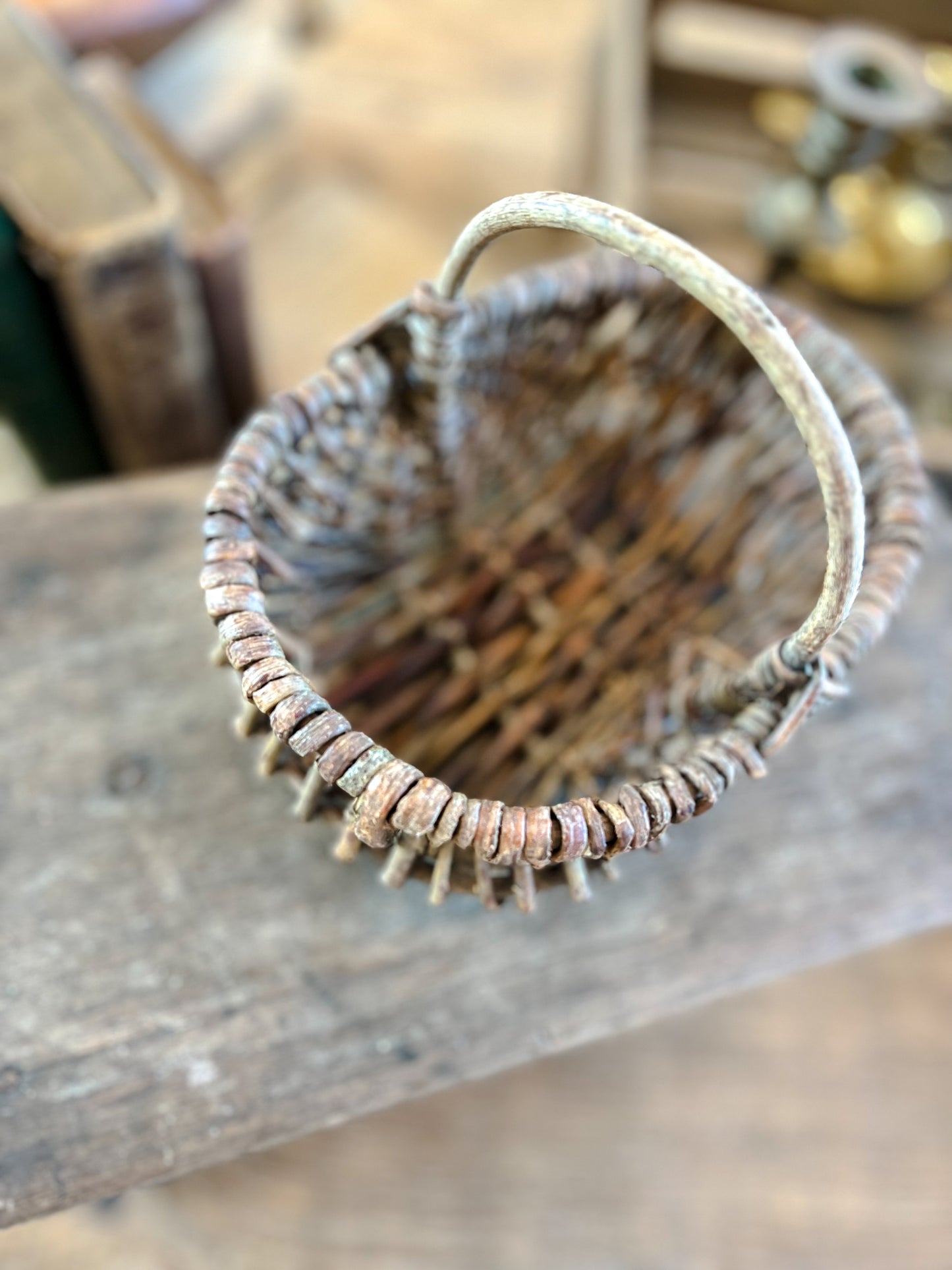 Petite French Child’s Gathering Basket