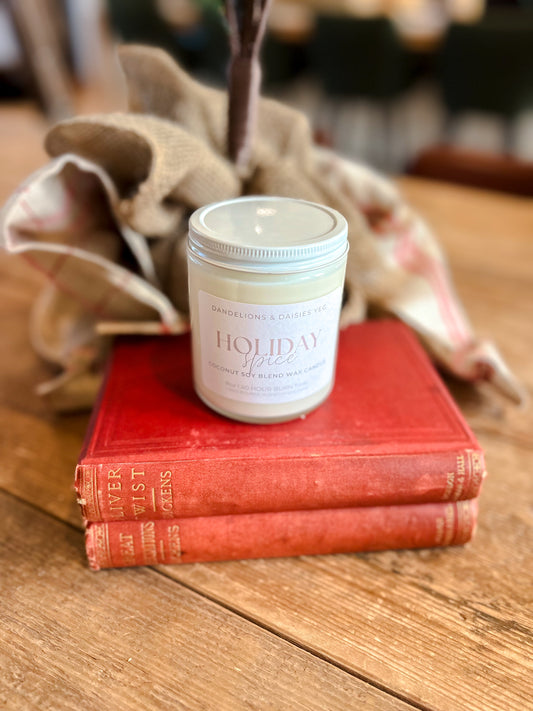 8 ounce Candle - Holiday Spice