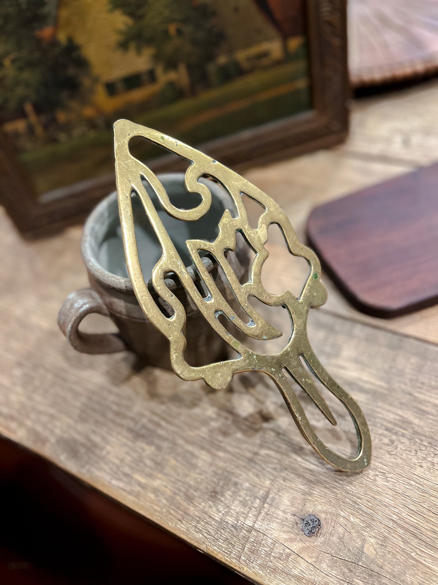English Brass Trivet