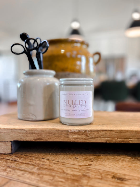 8 ounce Candle - Mulled Cranberry