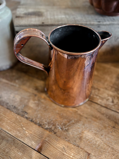 1800's English Copper Pitcher