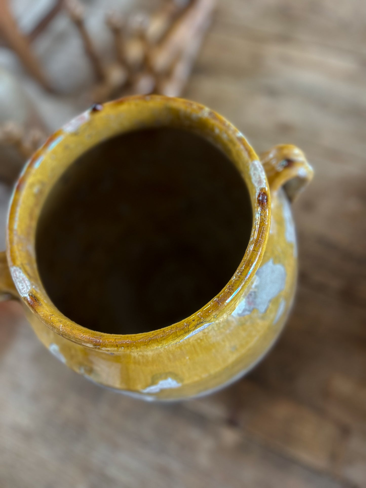 Large Antique Périgord Confit Pot