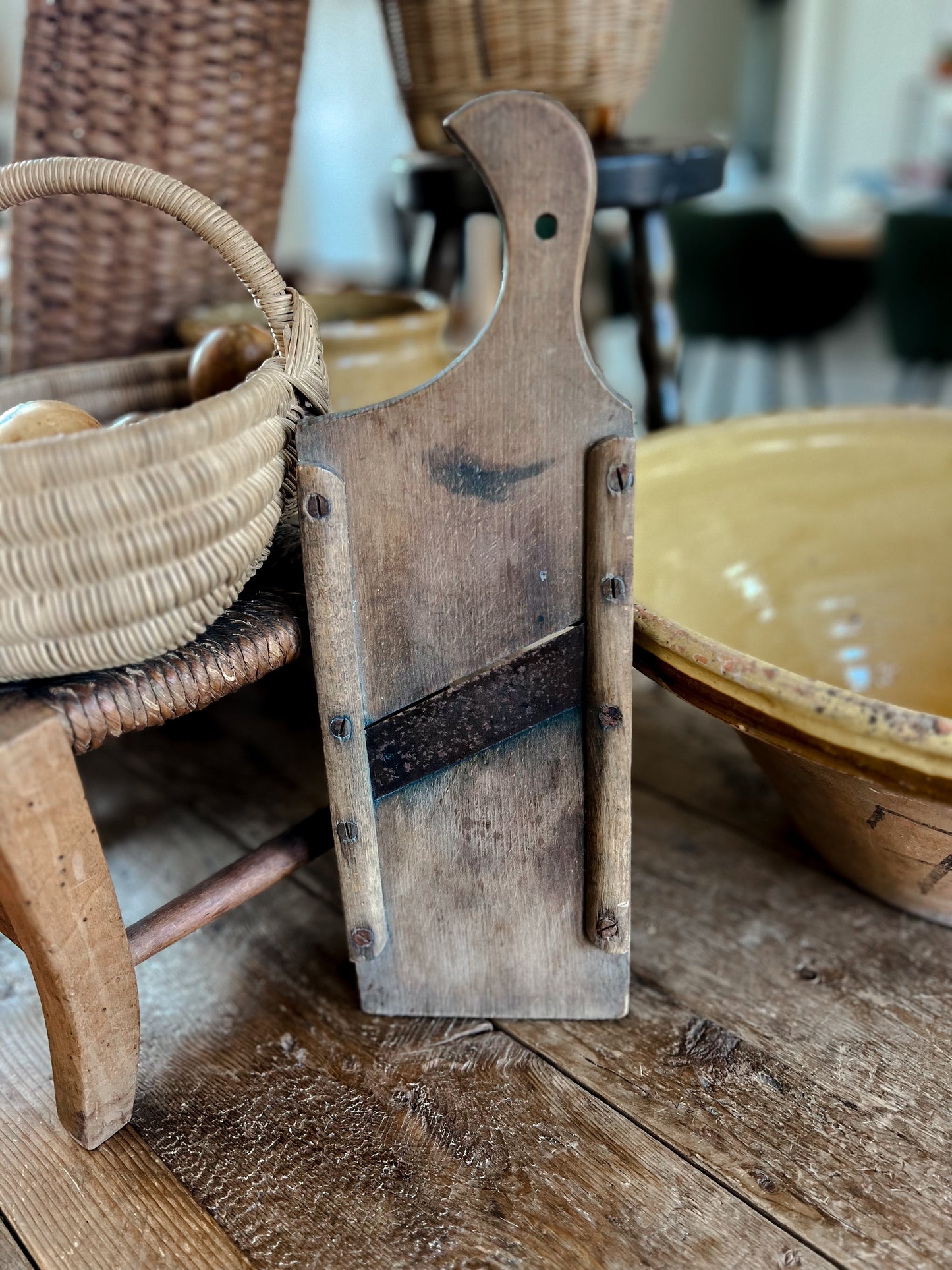 Primitive French Wooden Mandolin