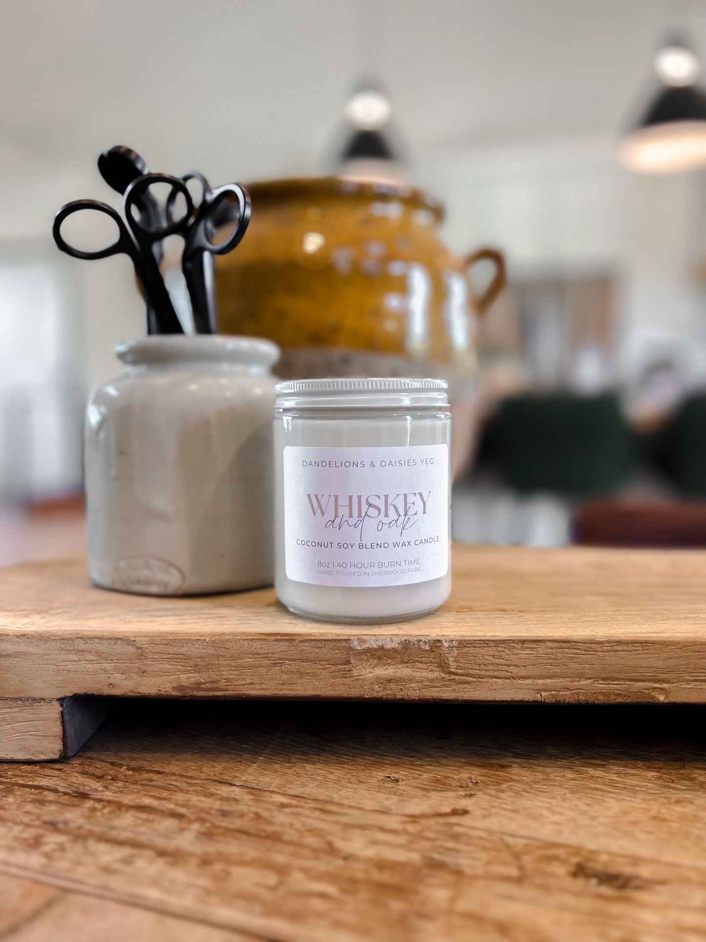 8 ounce Candle - Whiskey Oak