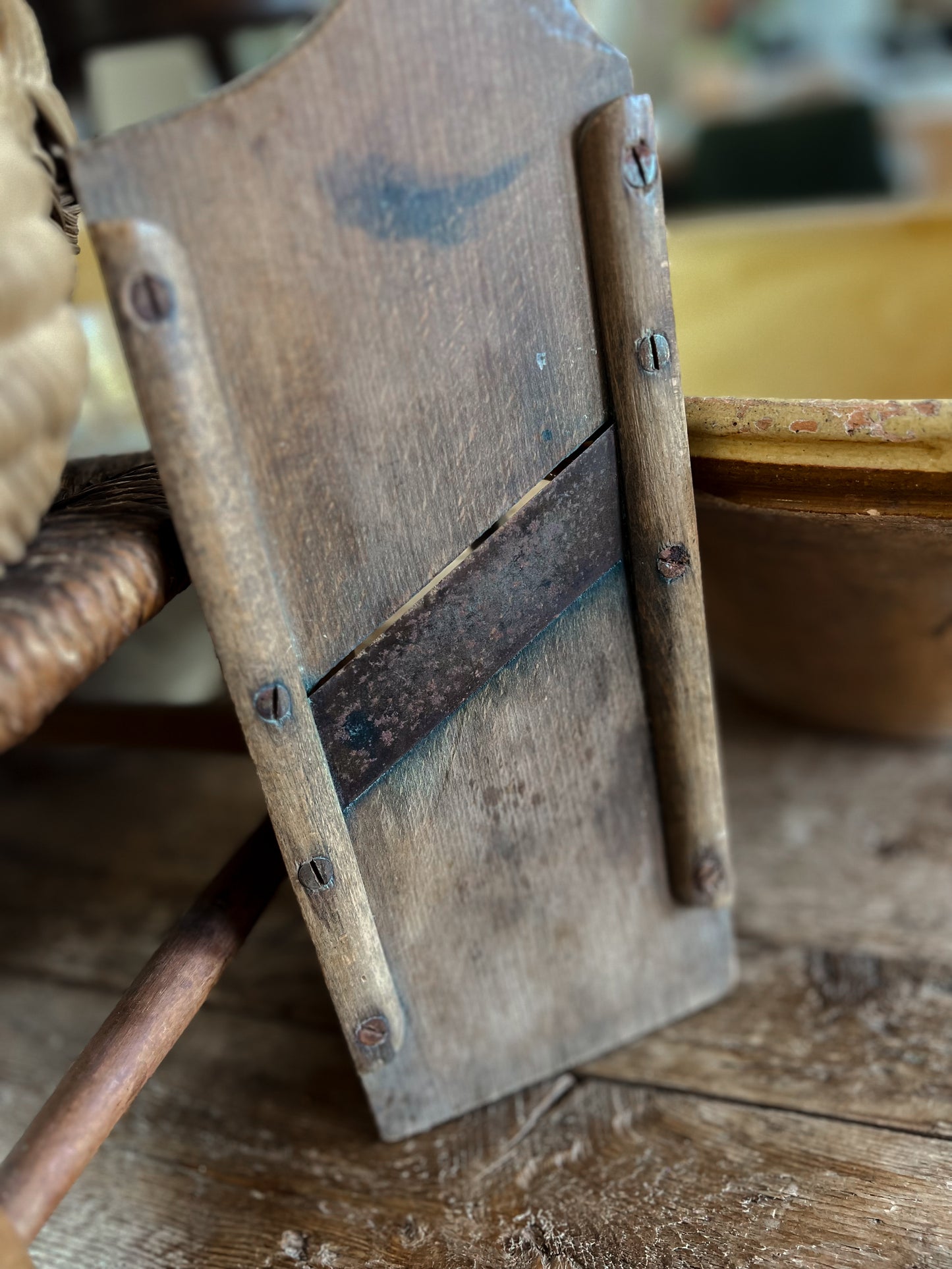 Primitive French Wooden Mandolin