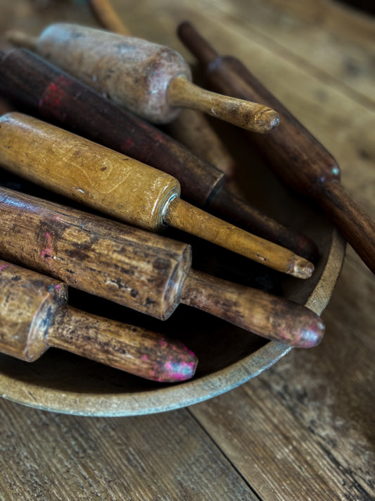 Vintage Found Chipati Roller