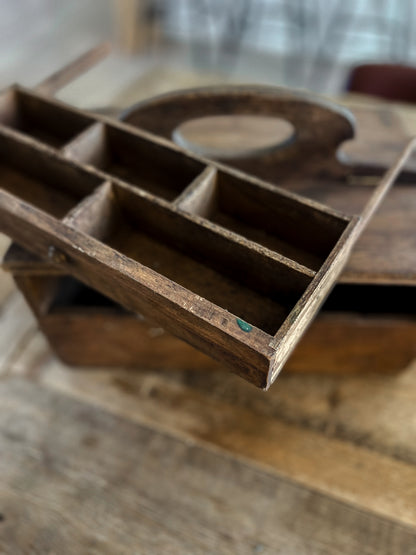 Wooden Haberdashery Cabinet