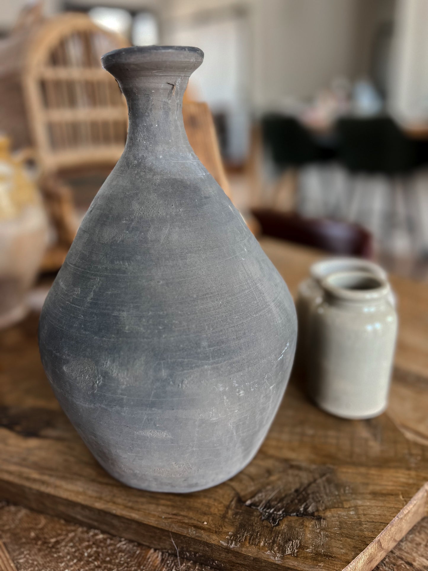 Vintage Black/Grey Vase