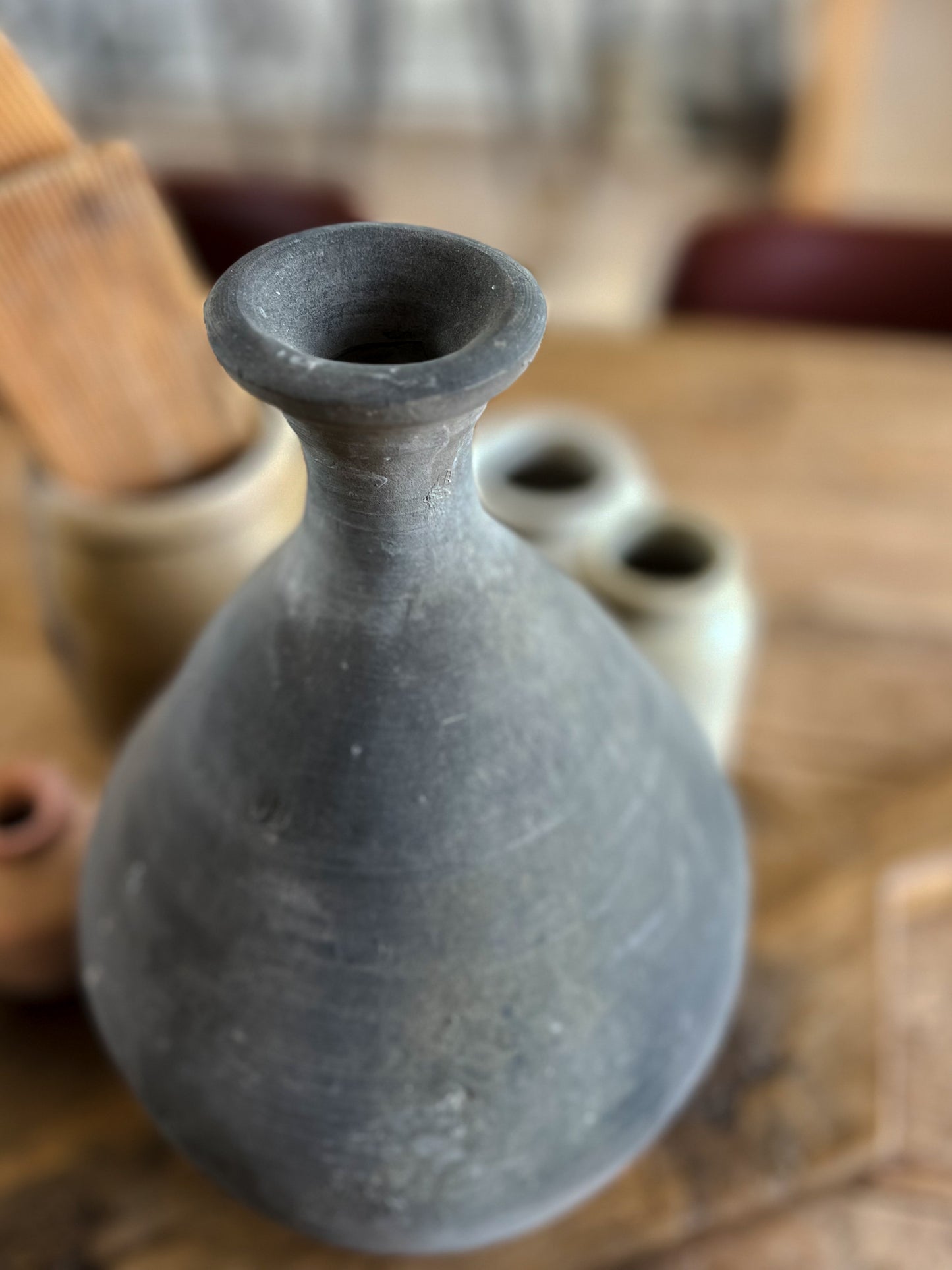 Vintage Black/Grey Vase