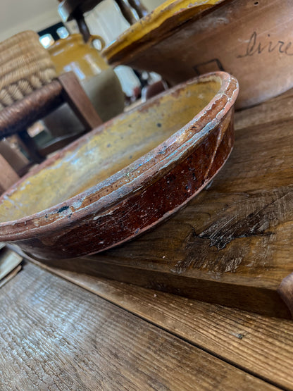 Primitive Southern French Clay Bowl