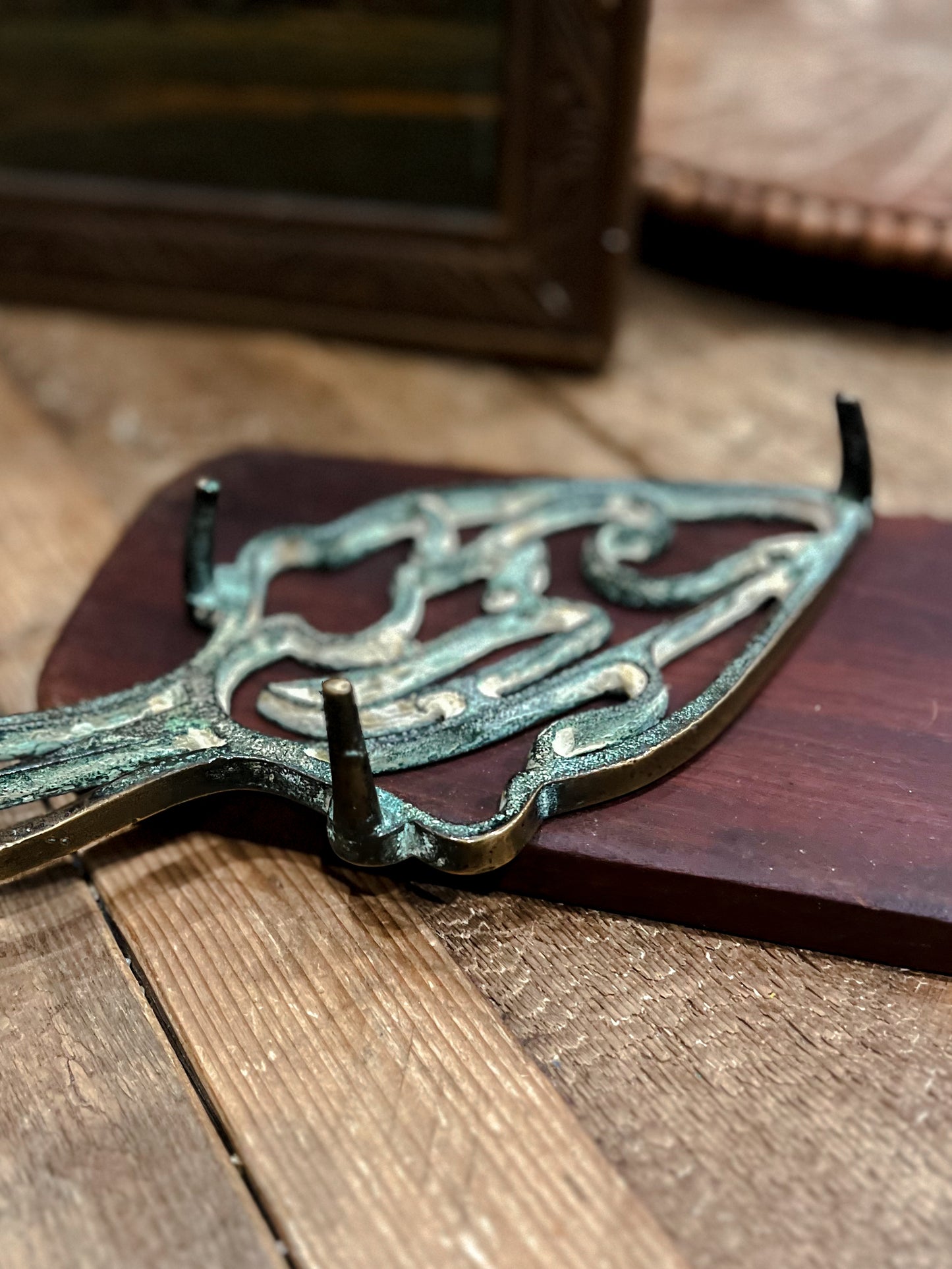 English Brass Trivet