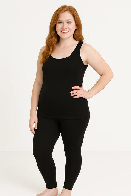 SJ Essential Long Tank - Black