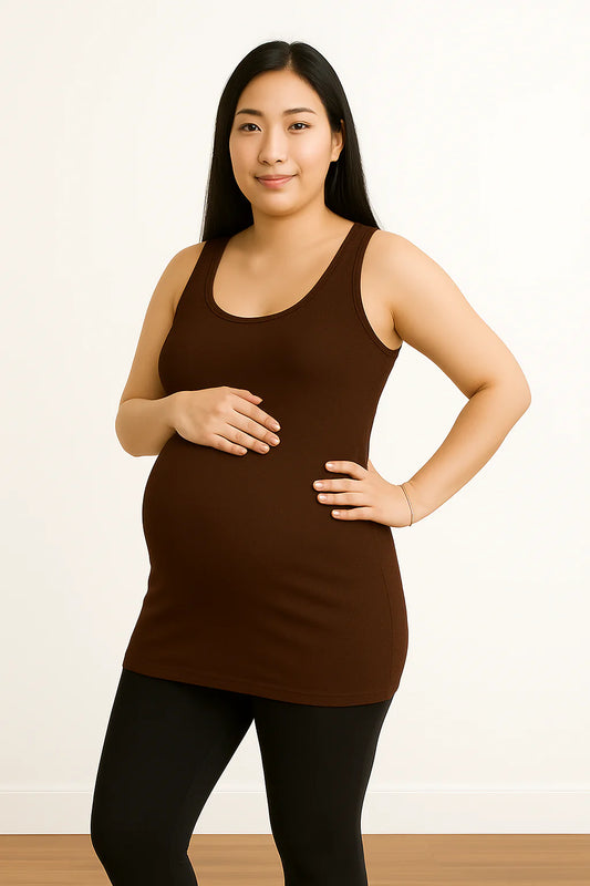 SJ Essential Long Tank - Coffee Bean