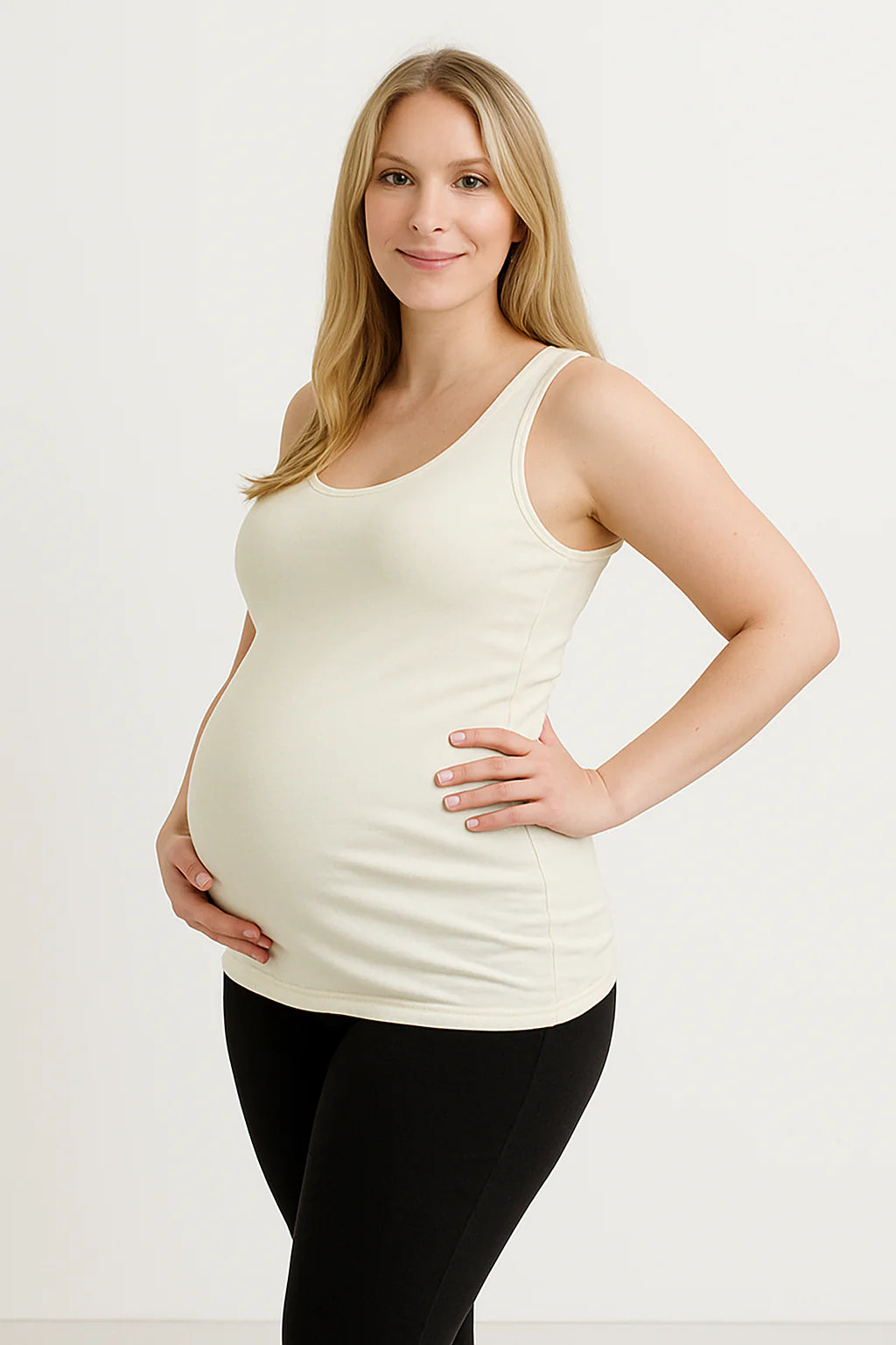 SJ Essential Long Tank - Ivory