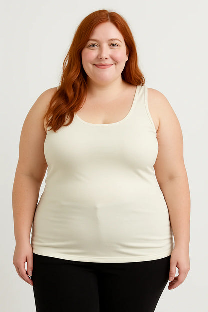 SJ Essential Long Tank - Ivory