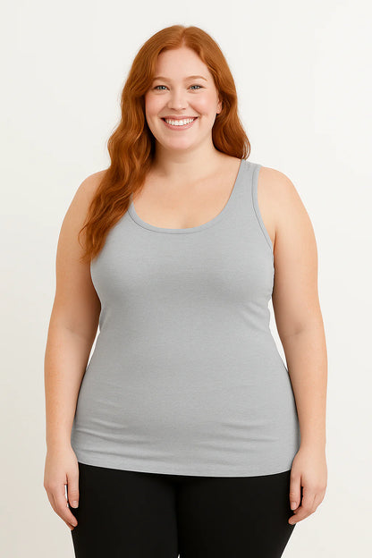 SJ Essential Long Tank - Metal Grey