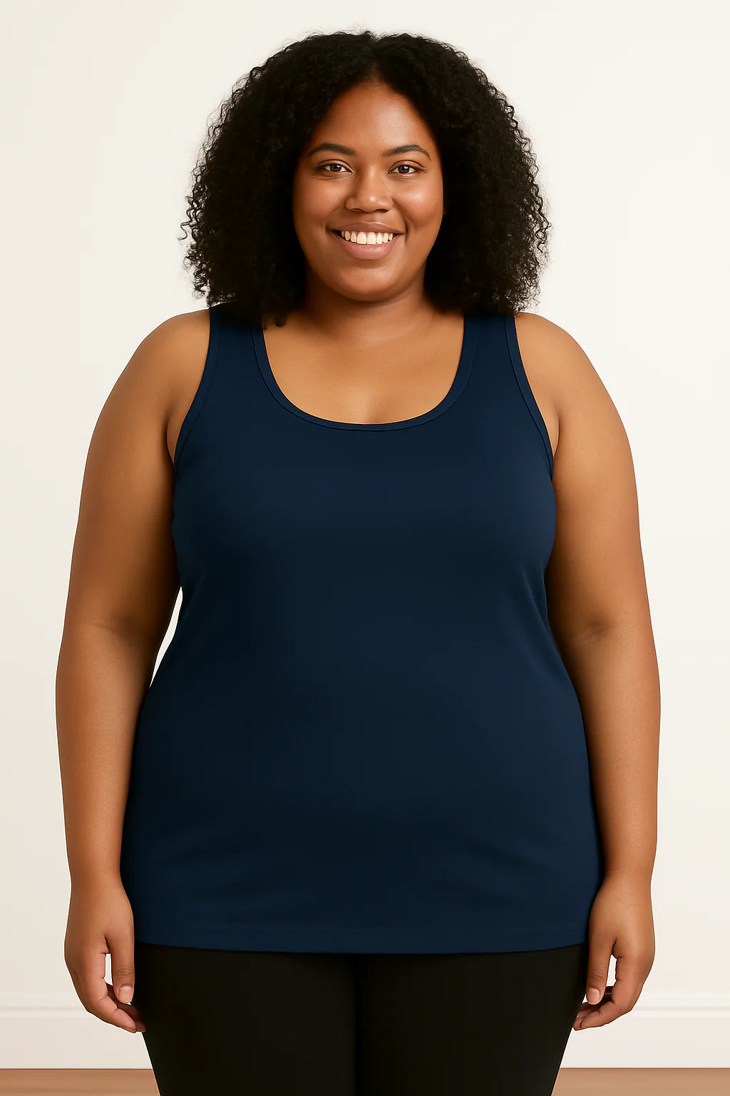 SJ Essential Long Tank - Navy